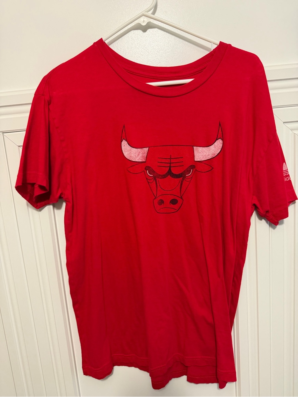 Adidas Women’s Red Chicago Bulls Graphic Tee